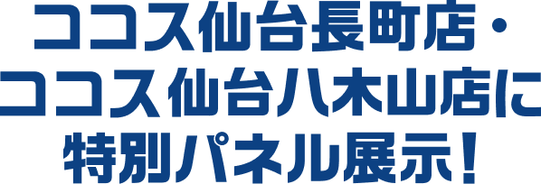 特別パネル展示！